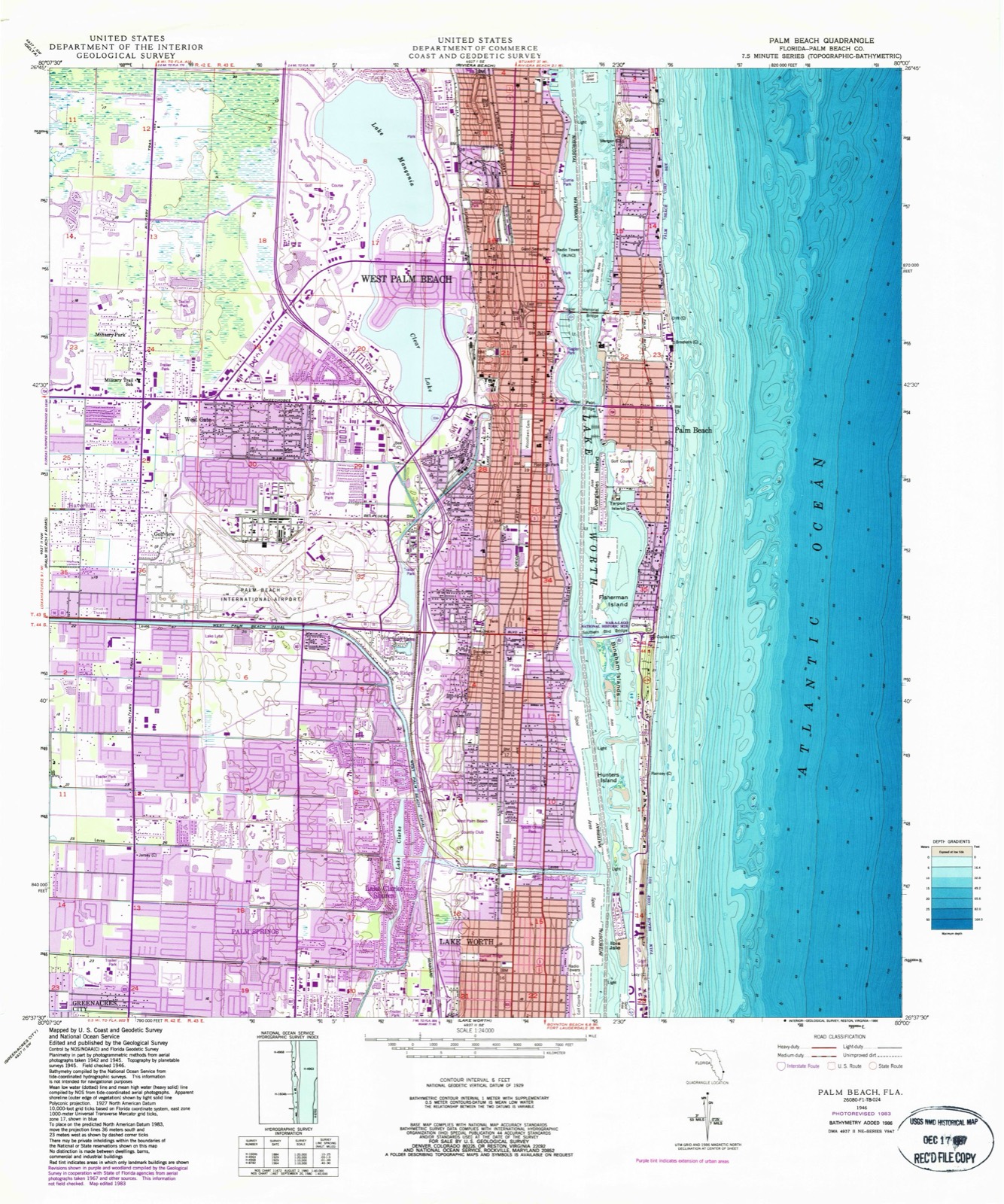 Topographic sheet of Cloud Lake, surveyed 1946