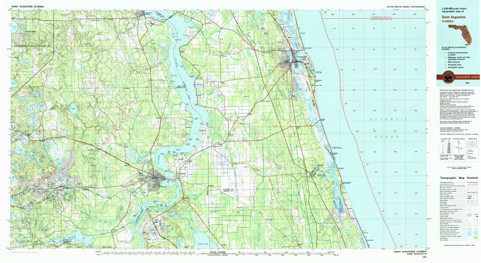 Topographic sheet of Byrd, surveyed 1981