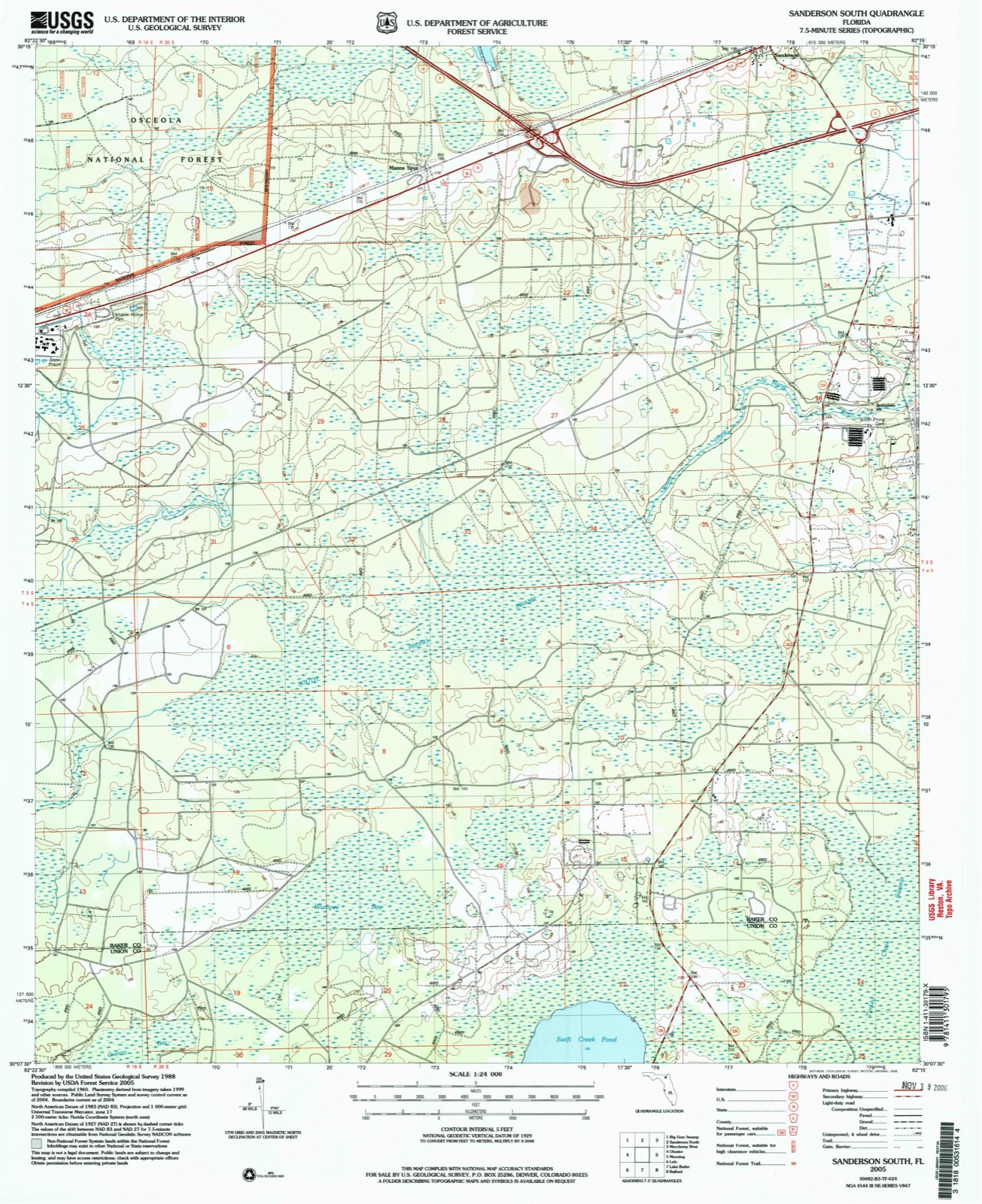 Topographic sheet of Manns Spur, surveyed 2005