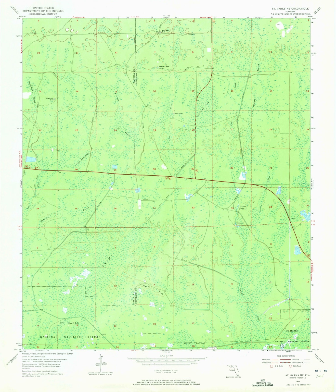 Topographic sheet of Topocapa (historical), surveyed 1954