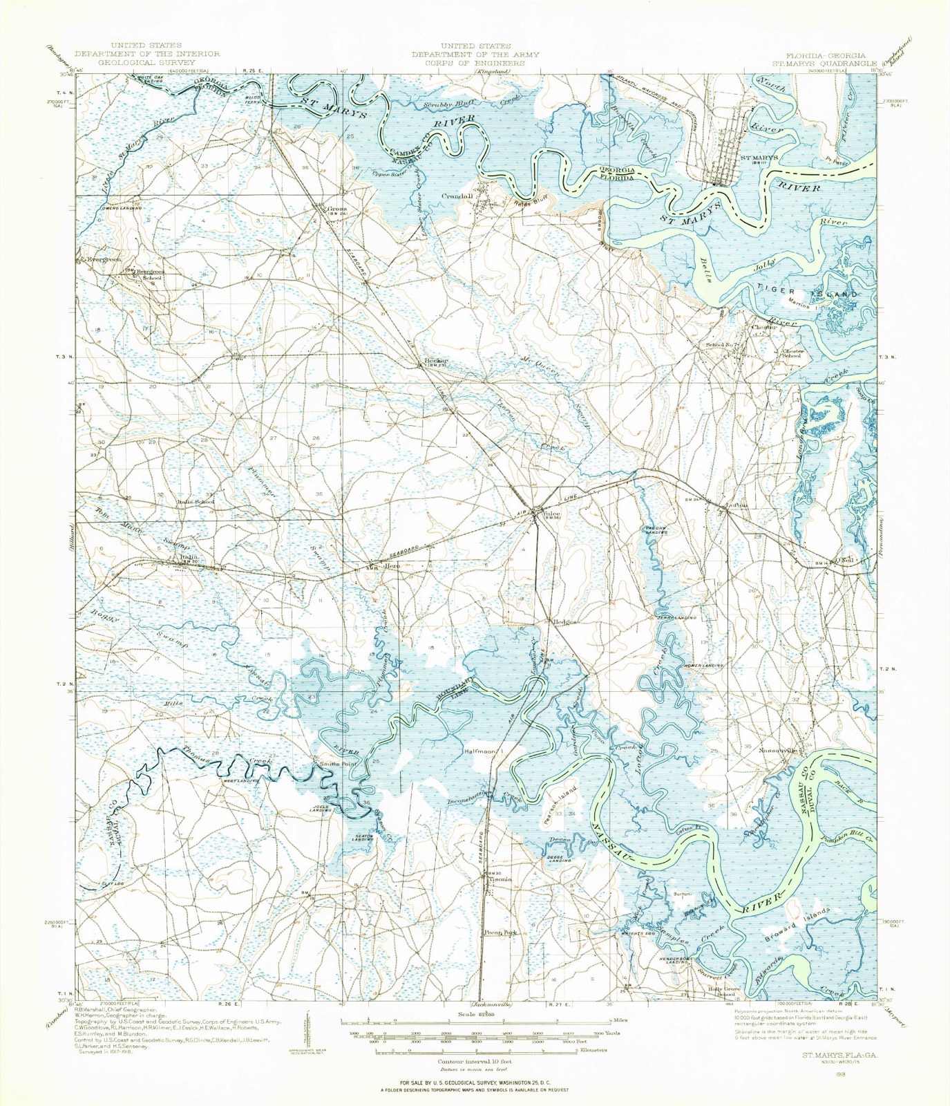 Topographic sheet of Tisonia, surveyed 1918