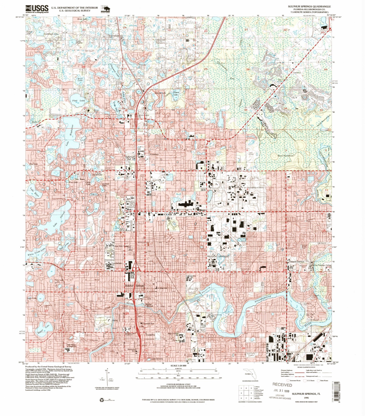 Topographic sheet covering Capt. William Parker Jackson House, surveyed 1995