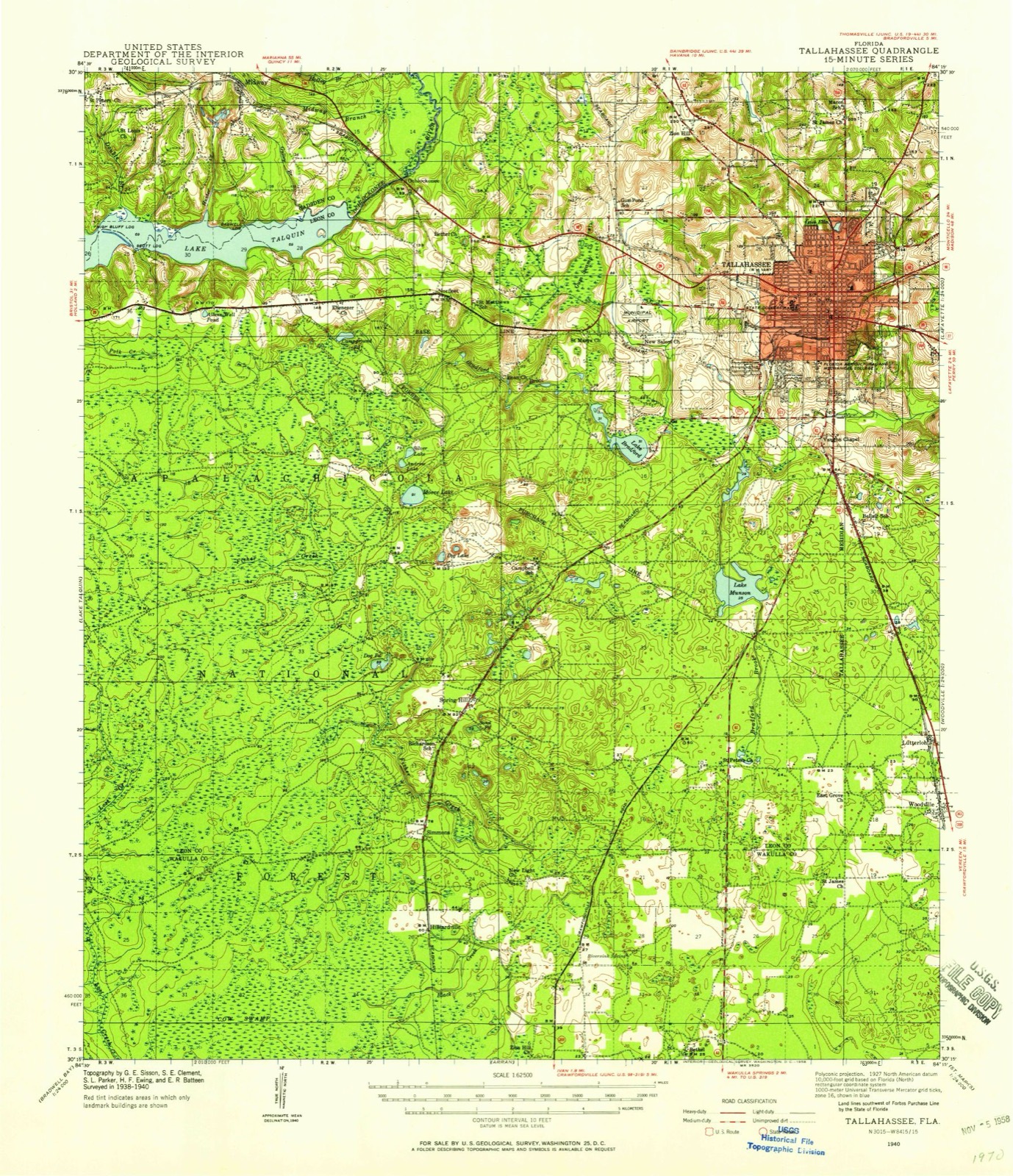 Topographic sheet of McCaln, surveyed 1940