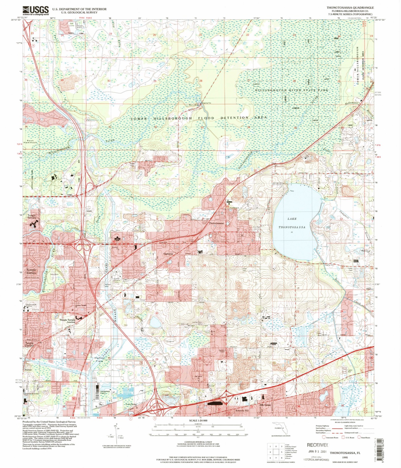 Topographic sheet of Clarkwild, surveyed 1995