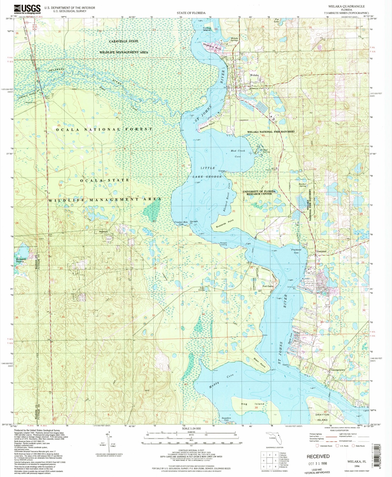 Topographic sheet of Norwalk, surveyed 1994