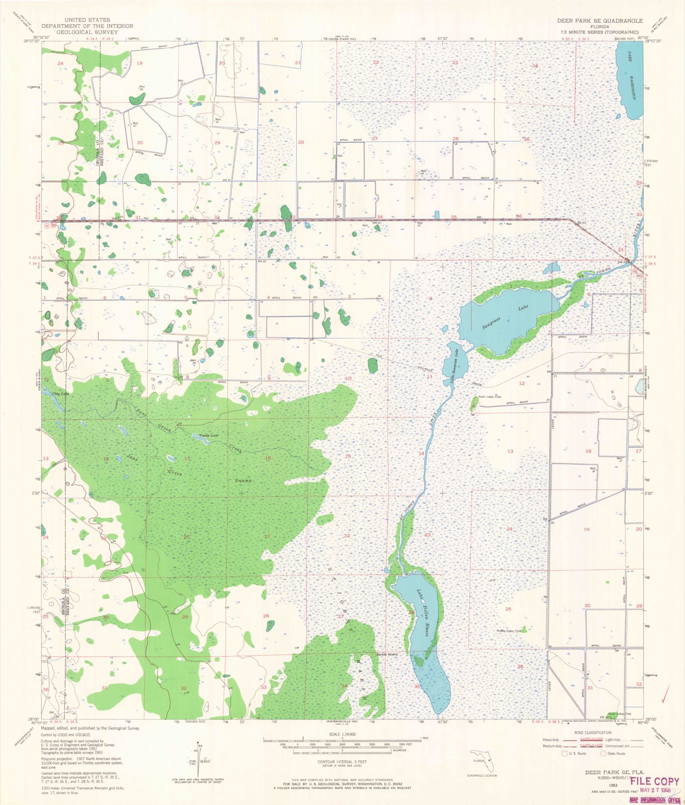 Topographic sheet of Mayacas (historical), surveyed 1953