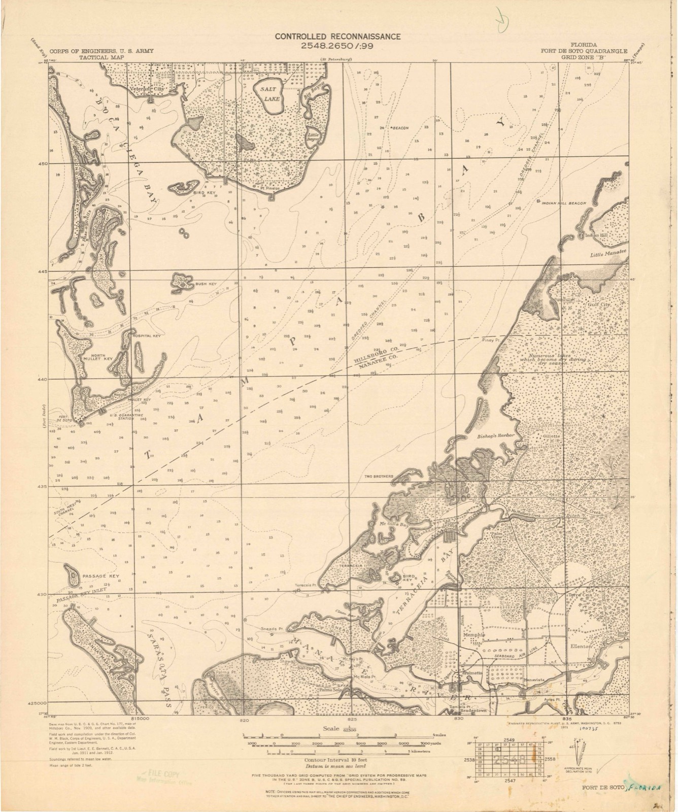Topographic sheet of Rubonia, surveyed 1921