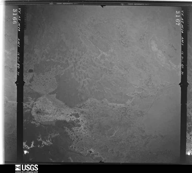 U.S. Geological Survey aerial photograph, 1950-10-12, scale 1:59000