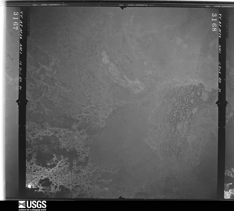 U.S. Geological Survey aerial photograph, 1950-10-12, scale 1:59000