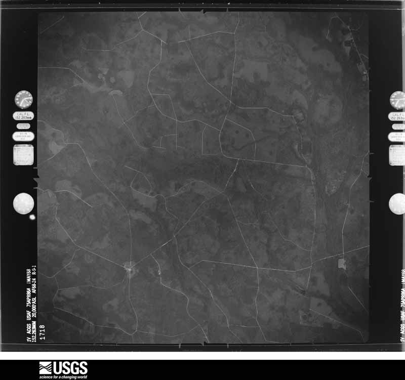 U.S. Geological Survey aerial photograph, 1968-05-01, scale 1:40000