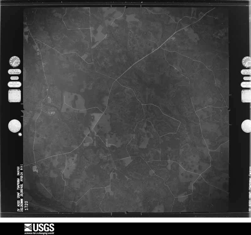 U.S. Geological Survey aerial photograph, 1968-05-01, scale 1:40000