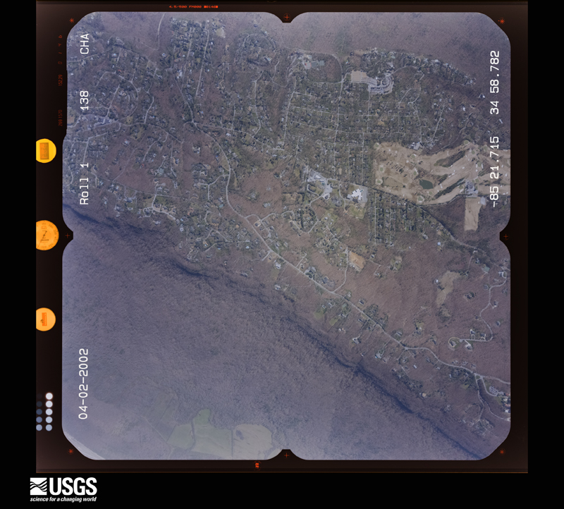 U.S. Geological Survey aerial photograph, 2002-04-02, scale 1:15000
