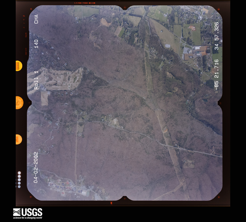 U.S. Geological Survey aerial photograph, 2002-04-02, scale 1:15000