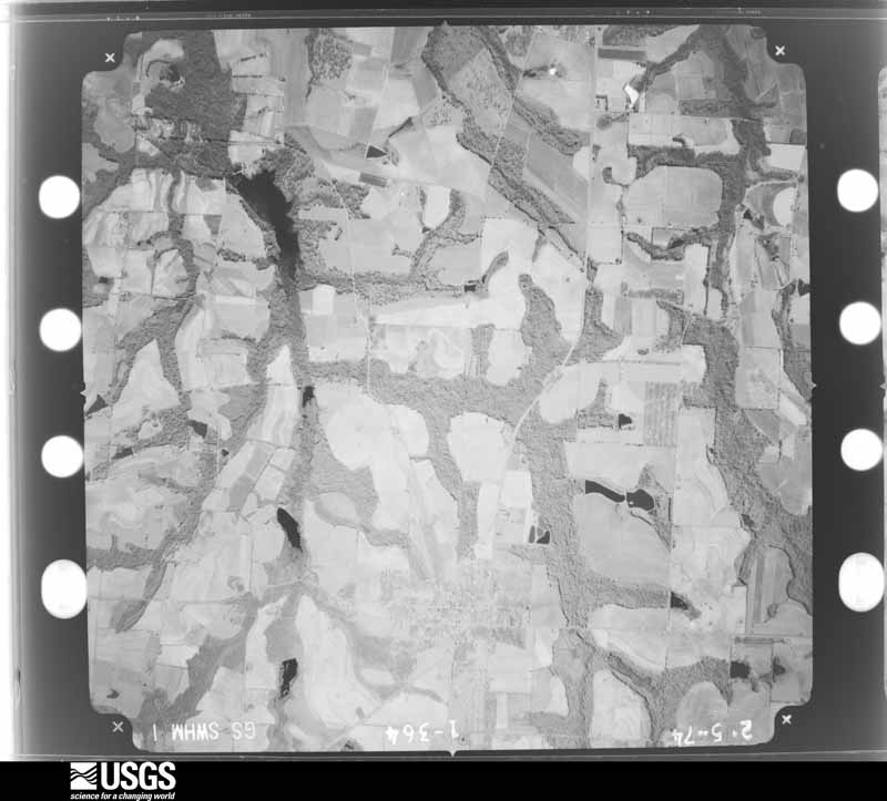 U.S. Geological Survey aerial photograph, 1974-02-01, scale 1:30800