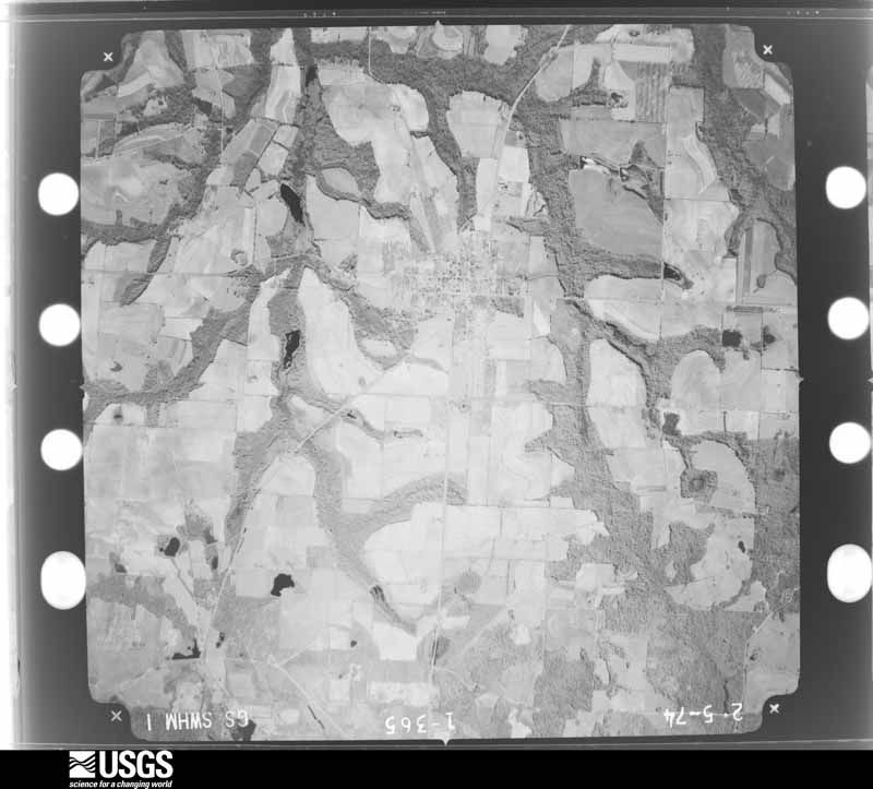U.S. Geological Survey aerial photograph, 1974-02-01, scale 1:30800