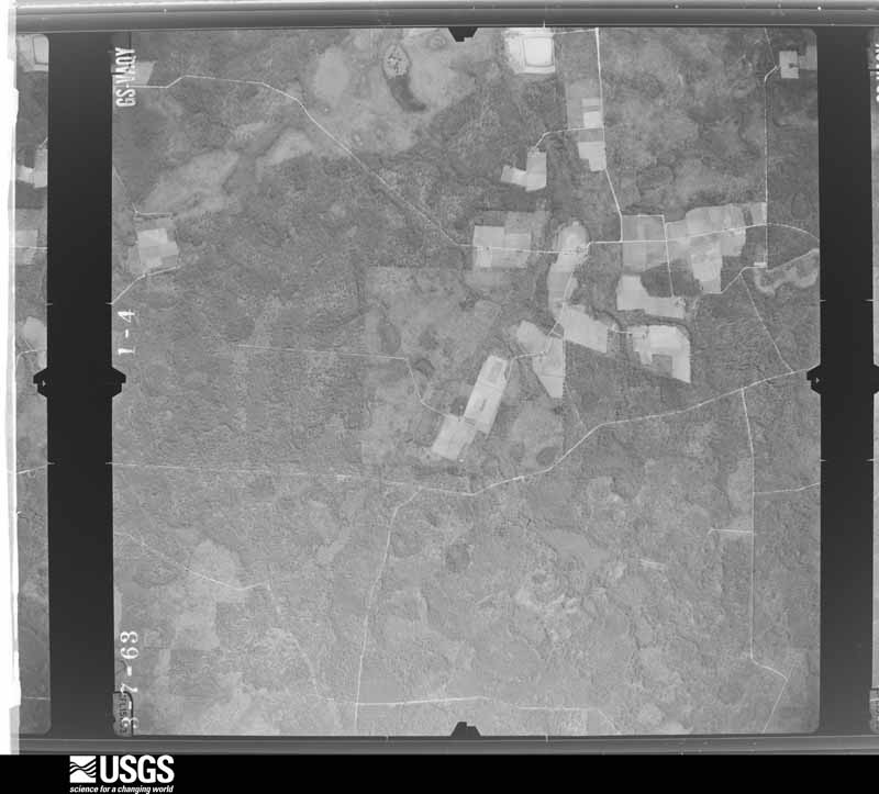 U.S. Geological Survey aerial photograph, 1963-03-07, scale 1:24000