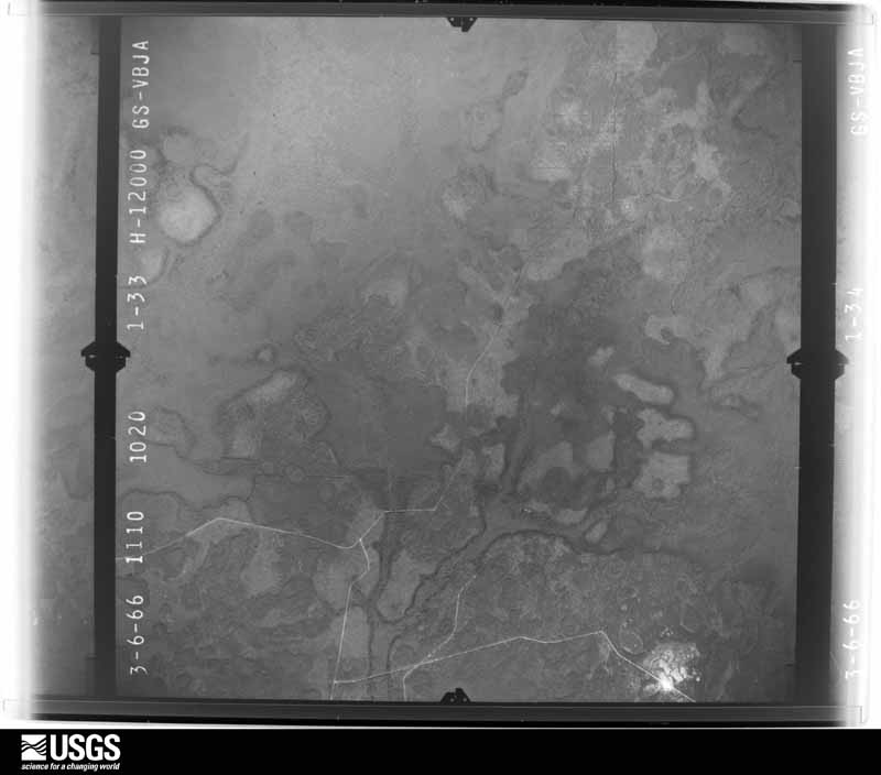 U.S. Geological Survey aerial photograph, 1966-03-06, scale 1:24000