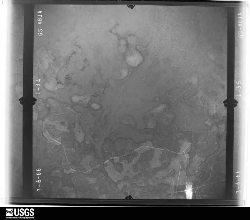 U.S. Geological Survey aerial photograph, 1966-03-06, scale 1:24000