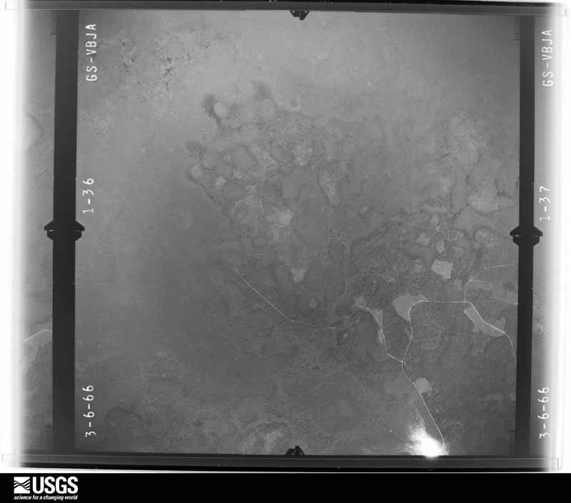 U.S. Geological Survey aerial photograph, 1966-03-06, scale 1:24000
