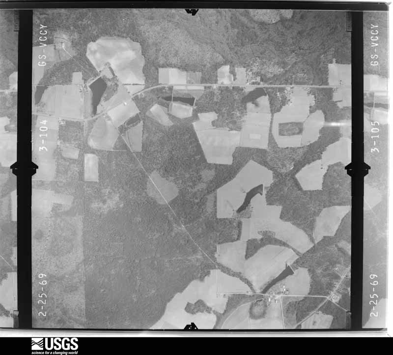 U.S. Geological Survey aerial photograph, 1969-02-25, scale 1:15000