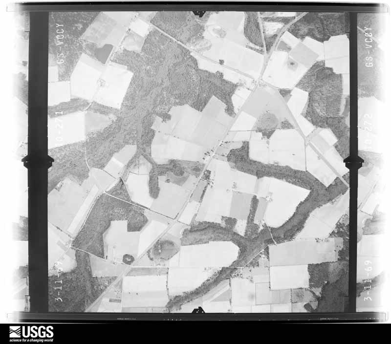 U.S. Geological Survey aerial photograph, 1969-03-11, scale 1:15000