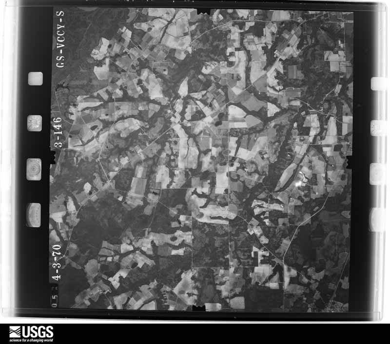 U.S. Geological Survey aerial photograph, 1970-04-03, scale 1:46000