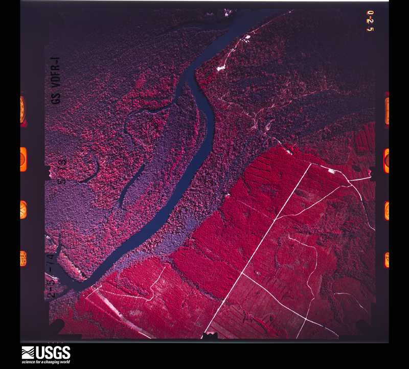 U.S. Geological Survey aerial photograph, 1974-02-05, scale 1:15000