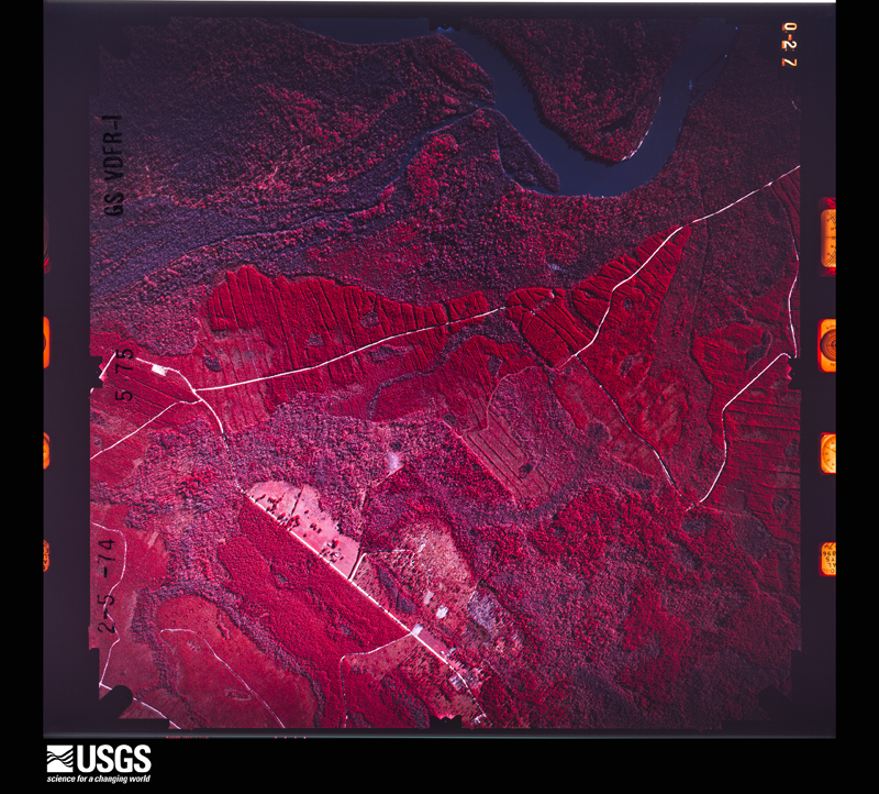 U.S. Geological Survey aerial photograph, 1974-02-05, scale 1:15000