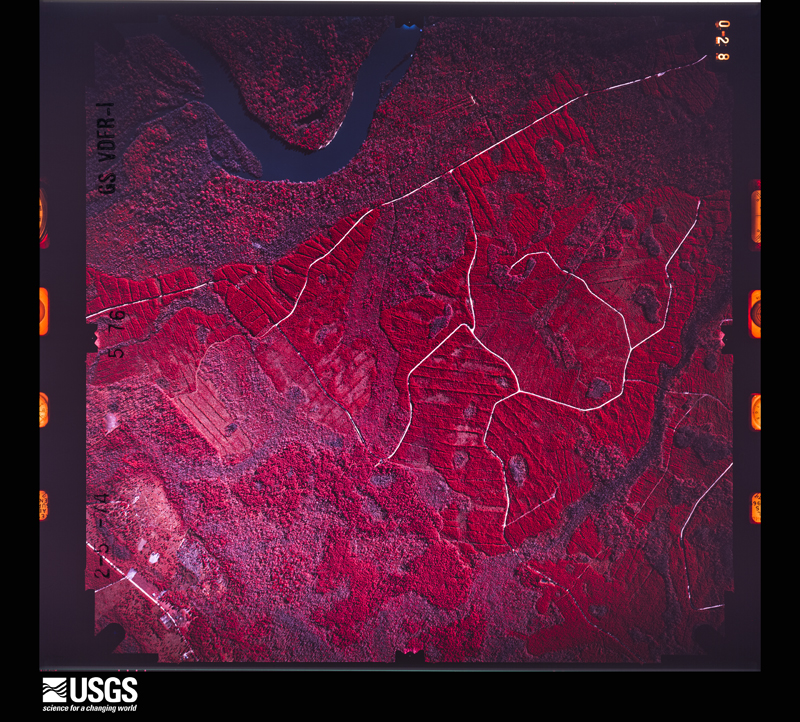 U.S. Geological Survey aerial photograph, 1974-02-05, scale 1:15000