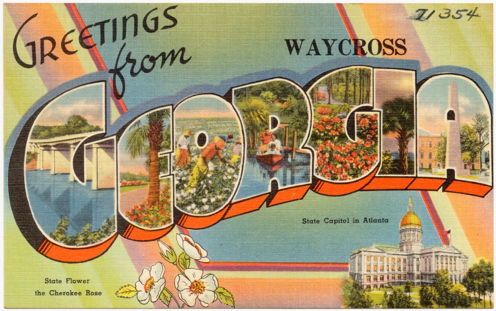 Greetings from Waycross, Georgia, Boston Public Library - undated