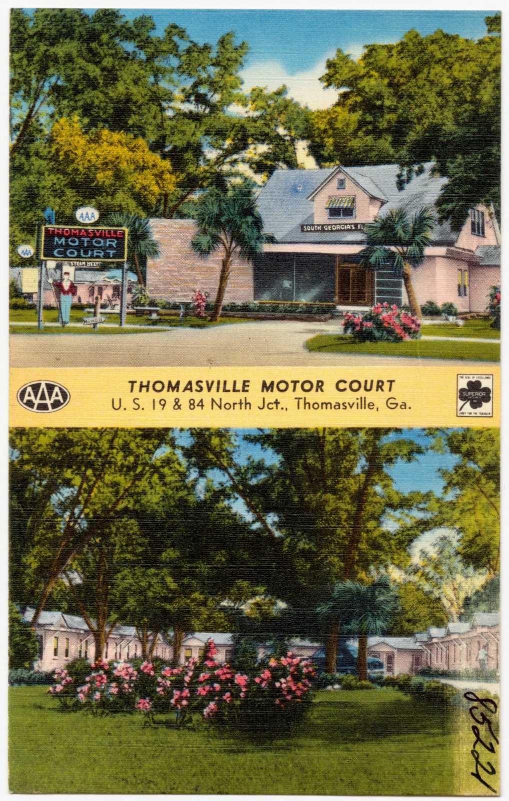 Thomasville Motor Court, U.S. 19 & 84 north jct., Thomasville, Ga., Boston Public Library - undated