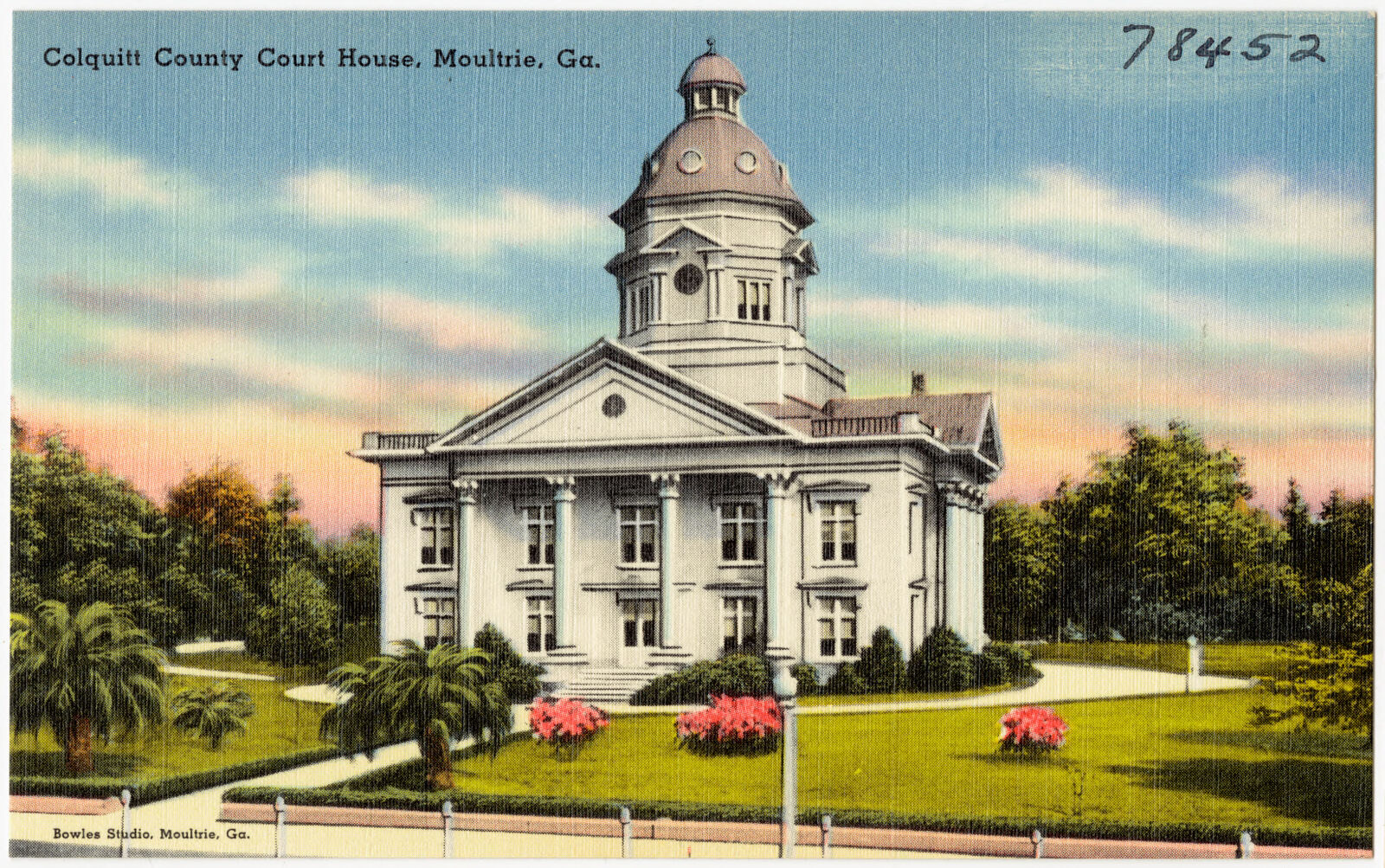 Colquitt County Court House, Moultrie, Ga., Boston Public Library - undated