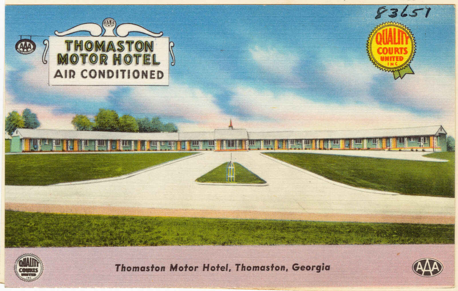 Thomaston Motor Court, Thomaston, Georgia, Boston Public Library - undated