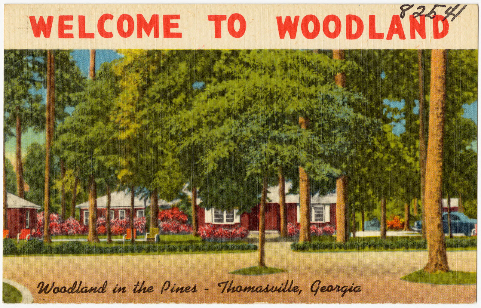 Welcome to Woodland, Woodland in the Pines, Thomasville, Georgia, Boston Public Library - undated