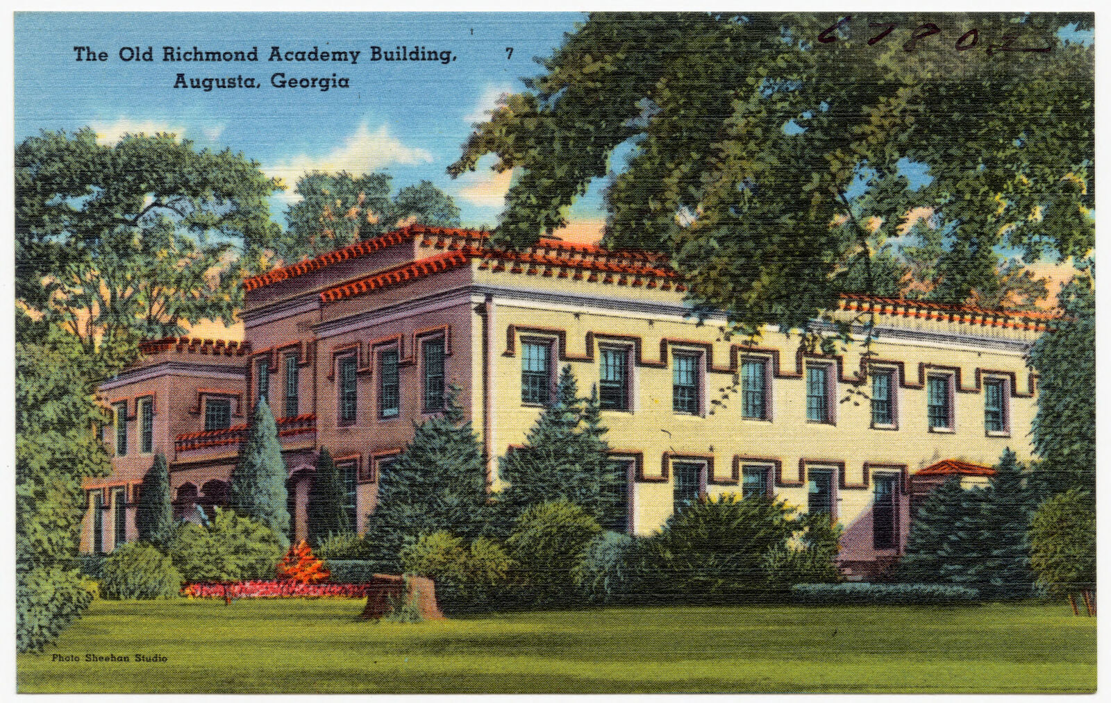 The old Richmond Academy building, Augusta, Georgia, Boston Public Library - undated