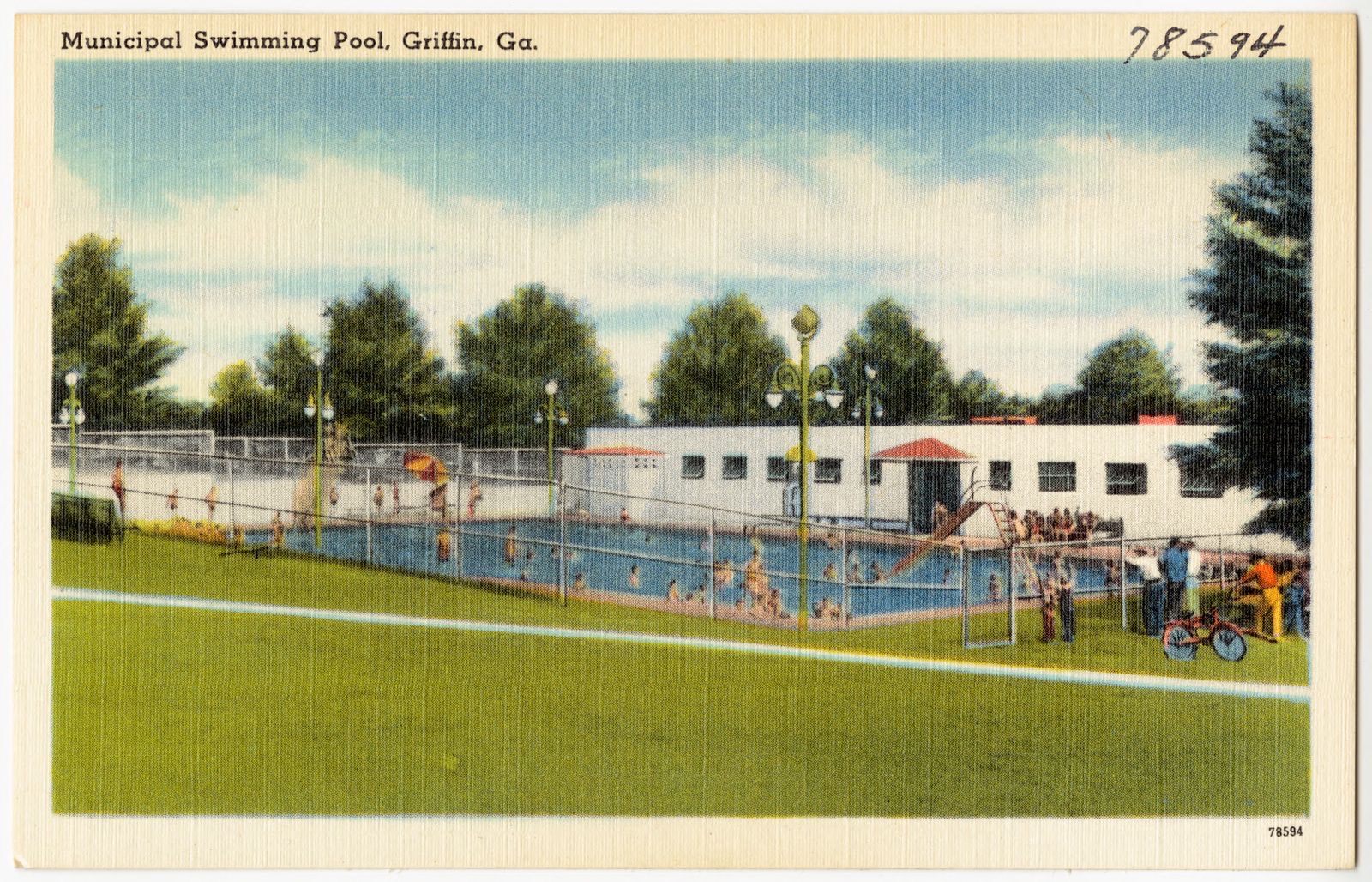 Municipal swimming pool, Griffin, Ga., Boston Public Library - undated