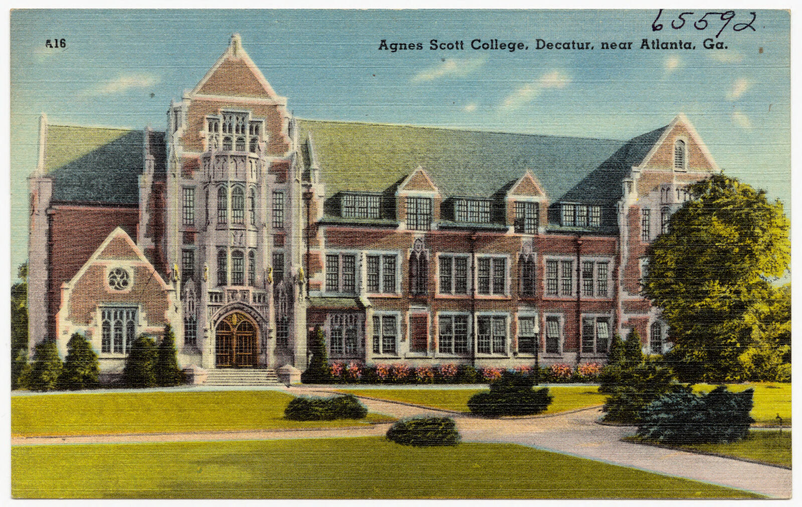 Agnes Scott College, Decatur, near Atlanta, Ga., Boston Public Library - undated