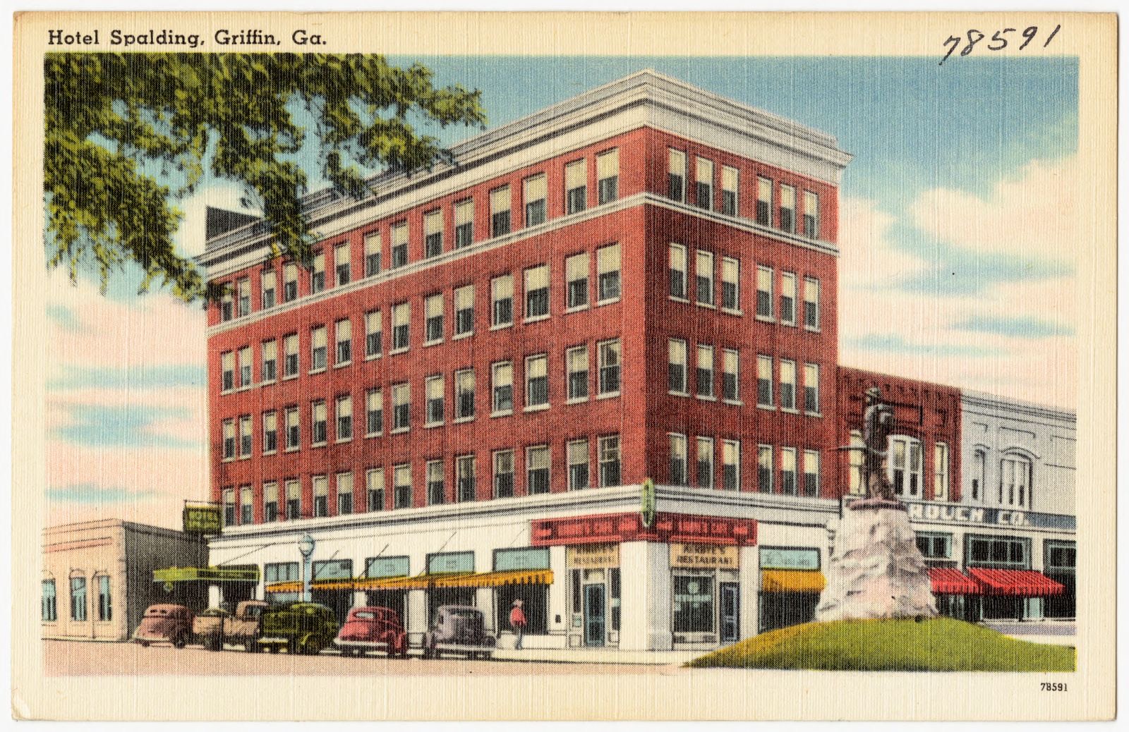 Hotel Spalding, Griffin, Ga., Boston Public Library - undated
