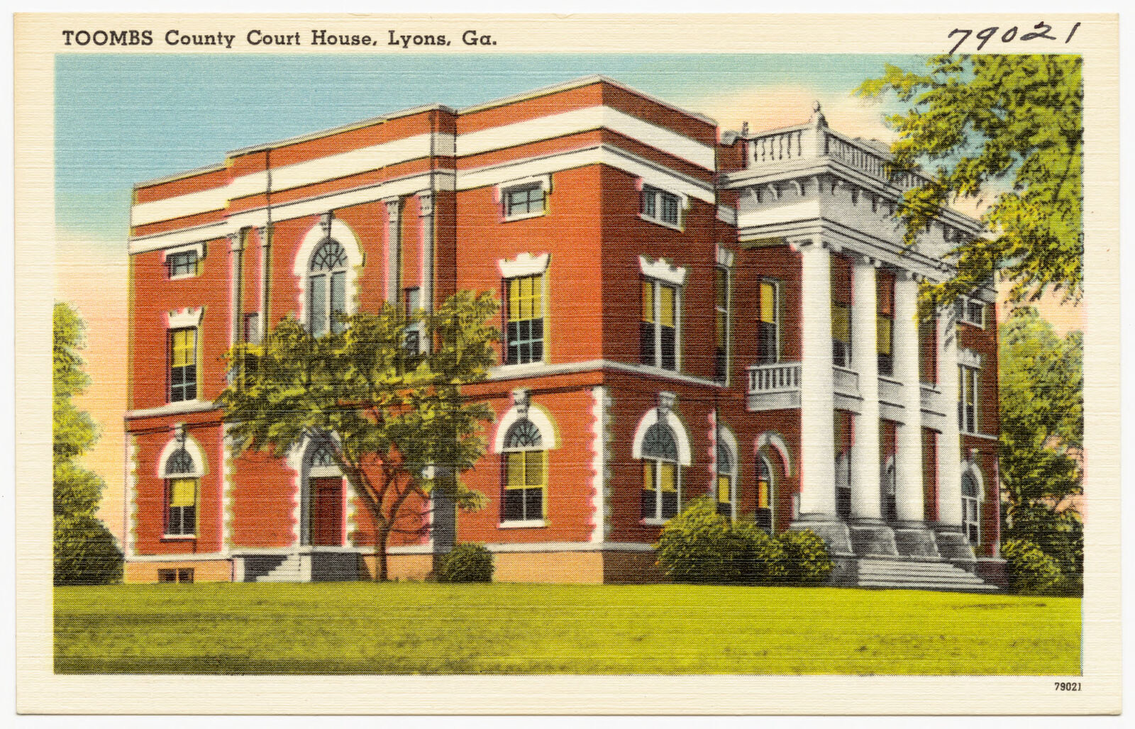 Toombs County Court House, Lyons, Ga., Boston Public Library - undated