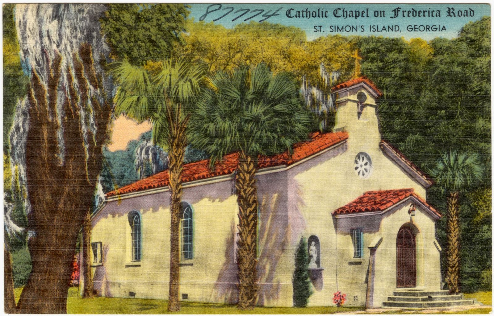 Catholic Chapel on Frederica Road, St. Simon's Island, Georgia, Boston Public Library - undated