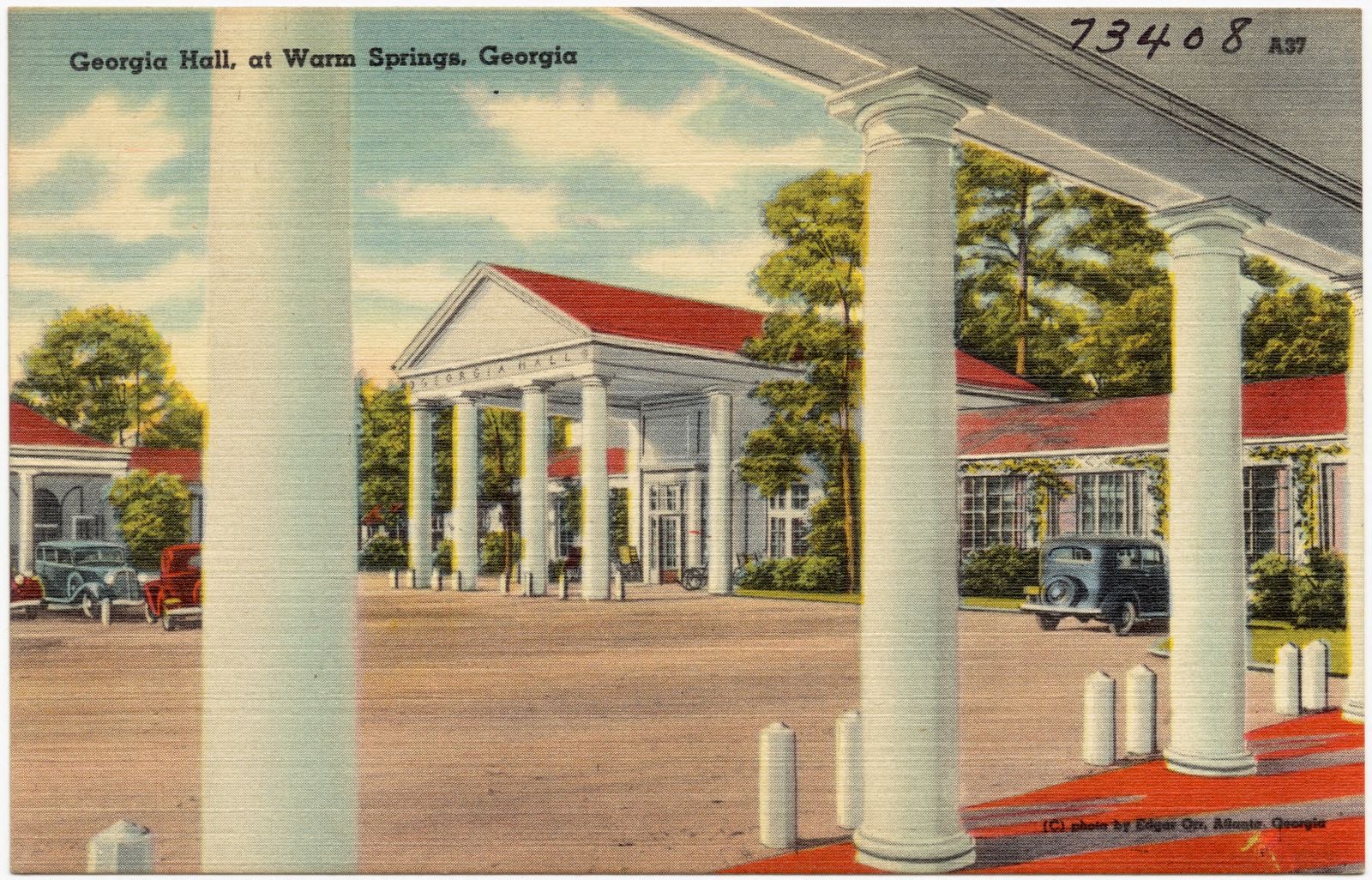 Georgia Hall, at Warm Springs, Georgia, Boston Public Library - undated