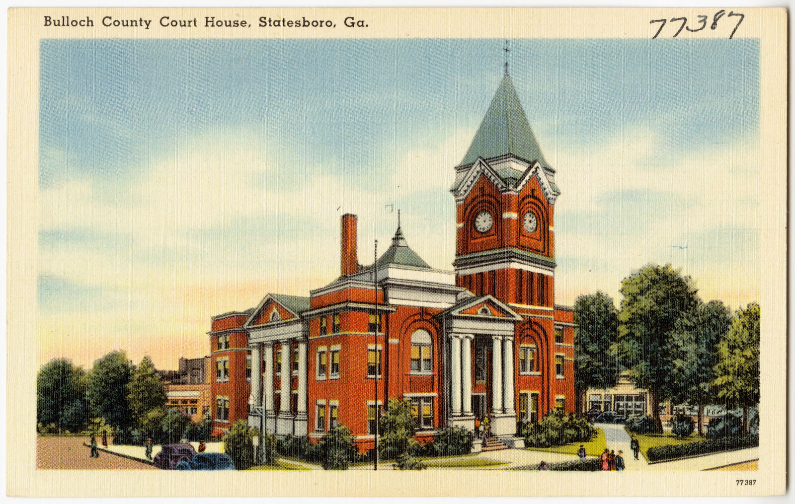 Bulloch County Court House, Statesboro, Ga., Boston Public Library - undated