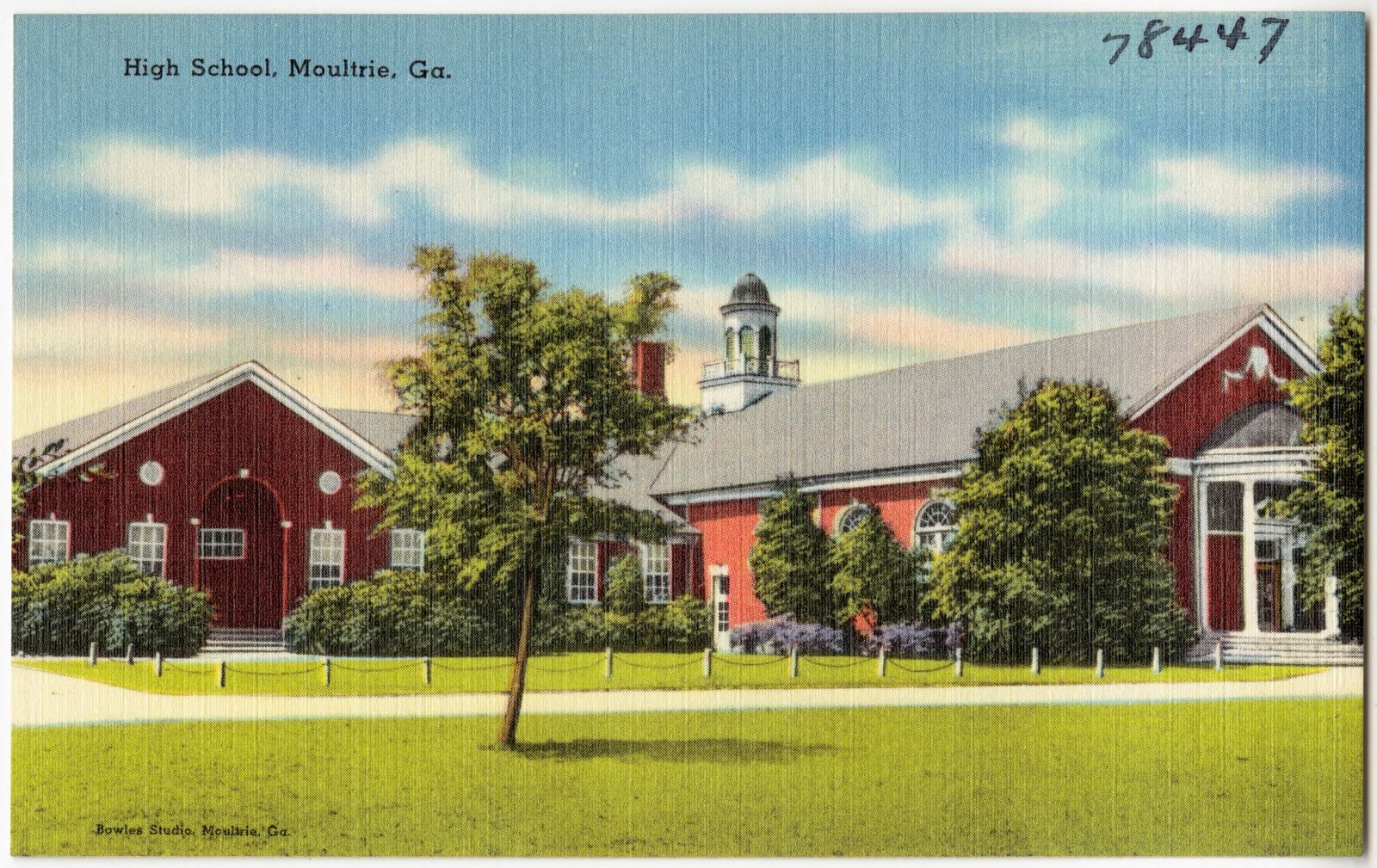 High school, Moultrie, Ga., Boston Public Library - undated