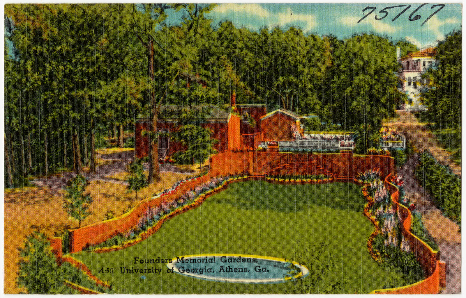 Founders of Memorial Garden, University of Georgia, Athens, Ga., Boston Public Library - undated