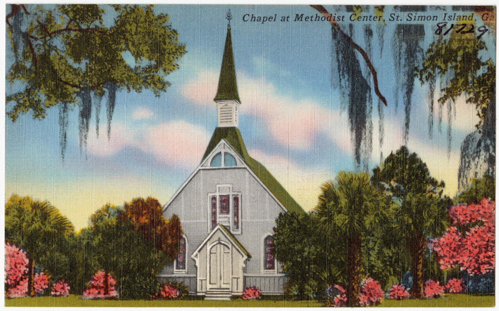 Chapel at Methodist Center, St. Simon Island, Ga., Boston Public Library - undated