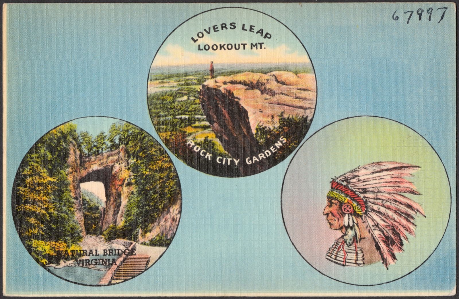 Lovers Leap, Lookout Mt., Rock City Gardens. Natural Bridge, Virginia, Boston Public Library - undated