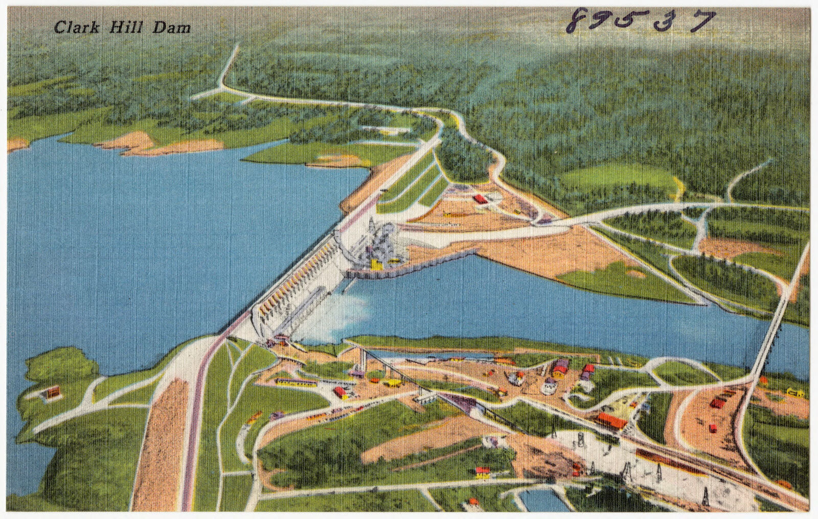 Clark Hill Dam, Boston Public Library - undated