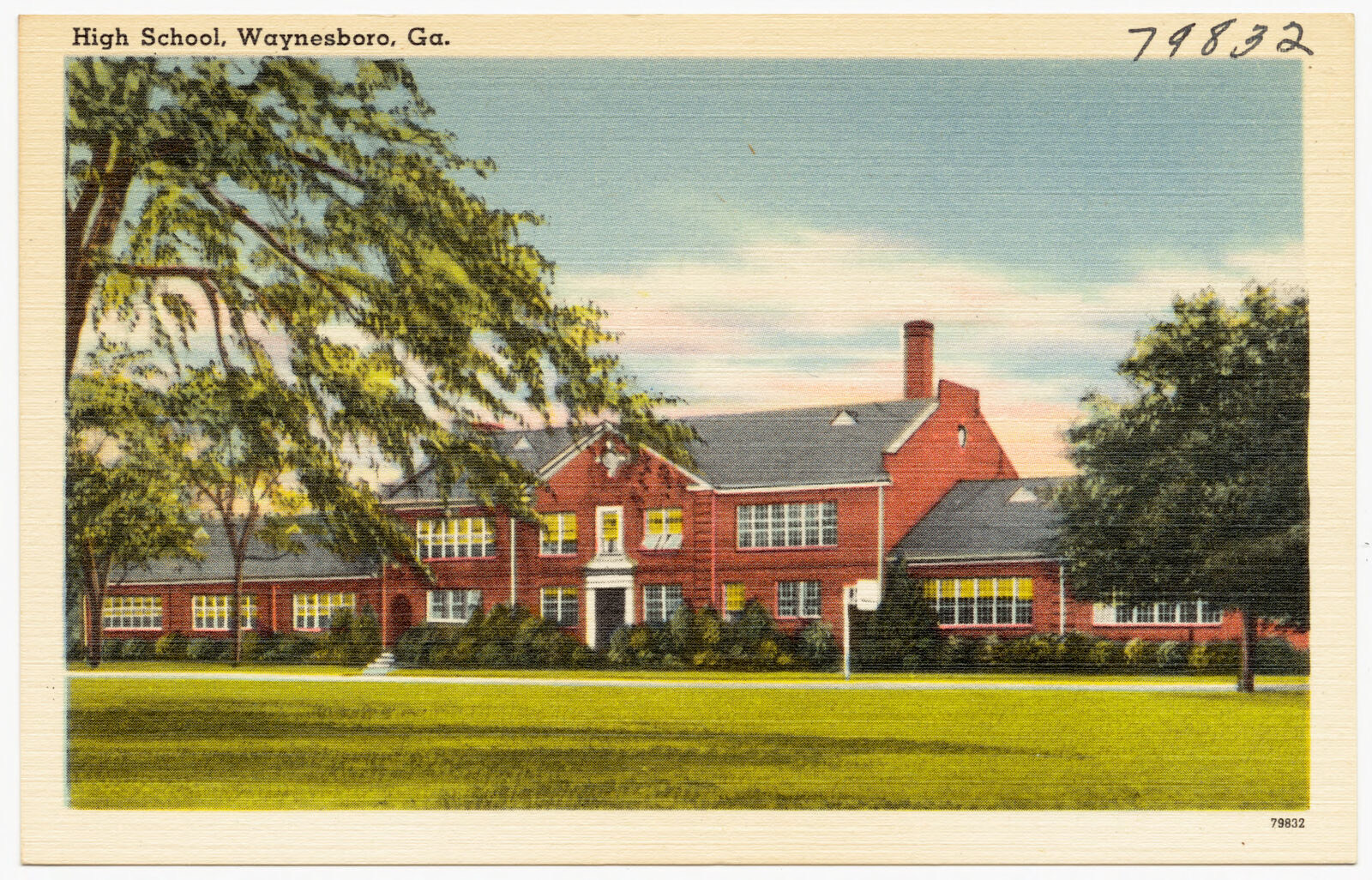 High School, Waynesboro, Ga., Boston Public Library - undated
