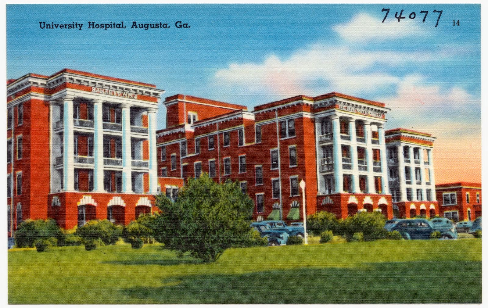 University Hospital, Augusta, Ga., Boston Public Library - undated