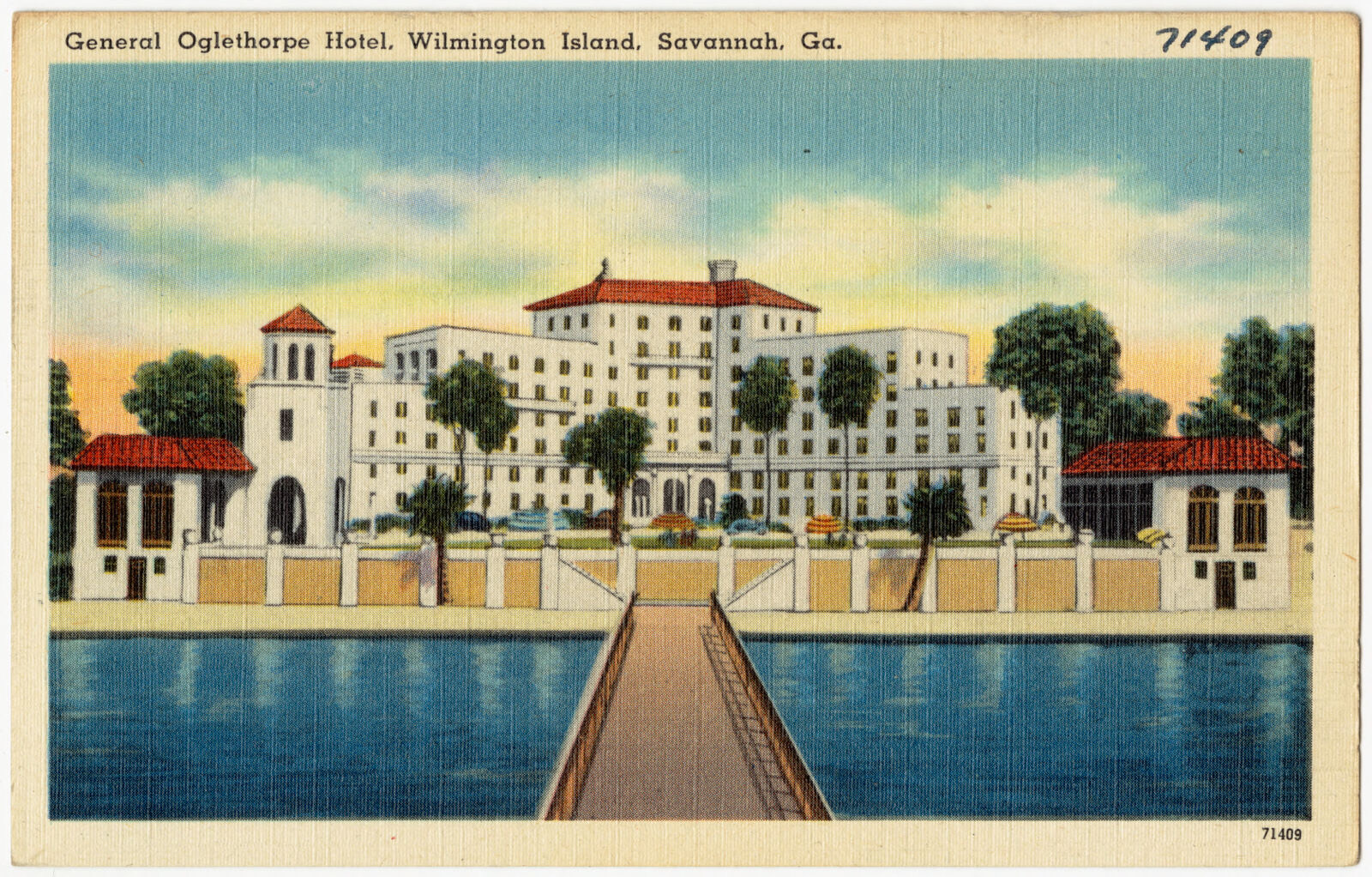 General Oglethorpe Hotel, Wilmington Island, Savannah, Ga., Boston Public Library - undated